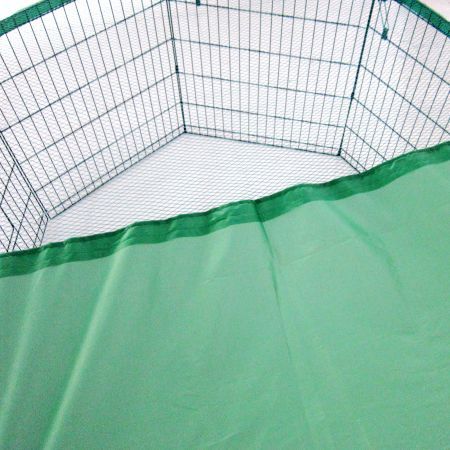 Net Cover Green for Pet Playpen Dog Cage 30 inches