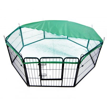 Net Cover Green for Pet Playpen Dog Cage 31 inches