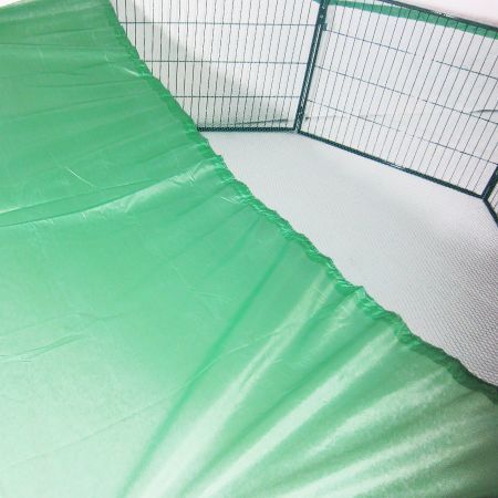 Net Cover Green for Pet Playpen Dog Cage 40 inches