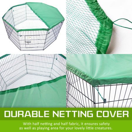 Pet Playpen Foldable Dog Cage 8 Panel 30 inches with Cover