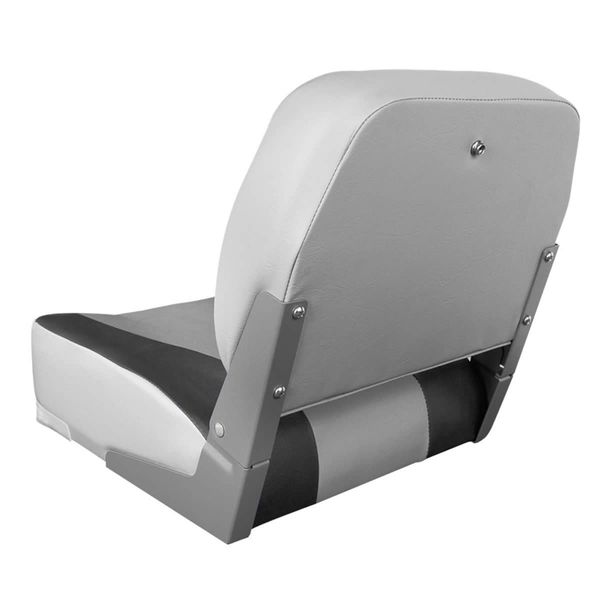 Set of 2 Swivel Folding Boat Seats - Grey