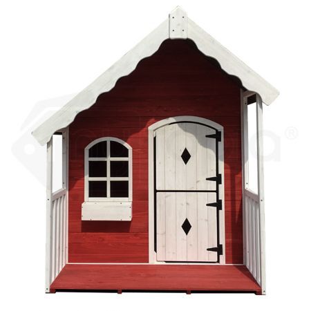 Wooden Cottage Kids Playset Outdoor Cubby House