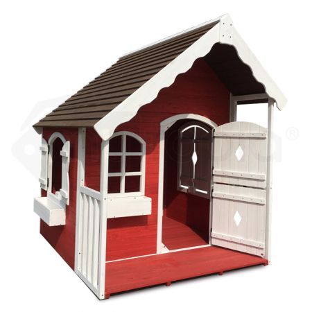 Wooden Cottage Kids Playset Outdoor Cubby House