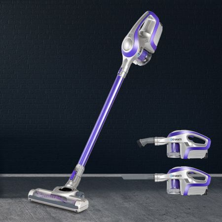 Devanti Handheld Vacuum Cleaner Bagless Cordless 150W Purple