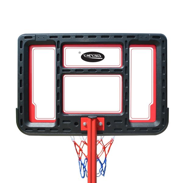 Genki 1.05-1.65m Kid Portable Basketball Hoop Stand Backboard Net Ring Ball Set