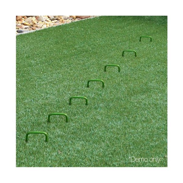 Primeturf Artificial Grass 100pcs Synthetic Pins Fake Lawn Turf Weed Mat Pegs Joining Tape