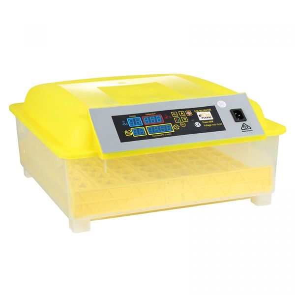 56 Egg Incubator Digital Fully Automatic Turning Hatching Chicken Duck Poultry Egg Turner Hatcher