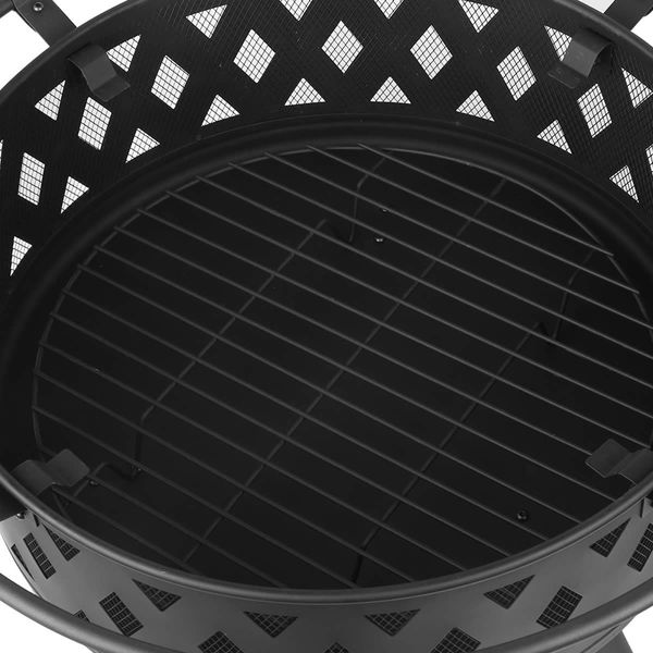 Grillz Fire Pit BBQ Grill 82cm