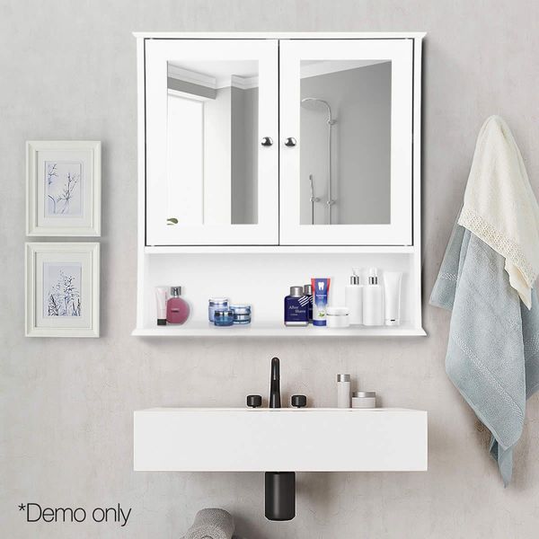 Artiss Bathroom Mirror Cabinet Storage Cupboard