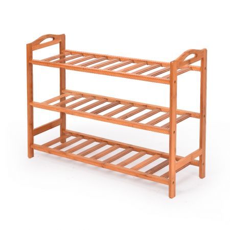 3 Tier Wooden Shoe Rack