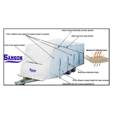 Samson Heavy Duty Caravan Cover 16-18ft