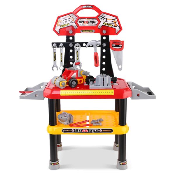 Keezi Kids Workbench Play Set - Red