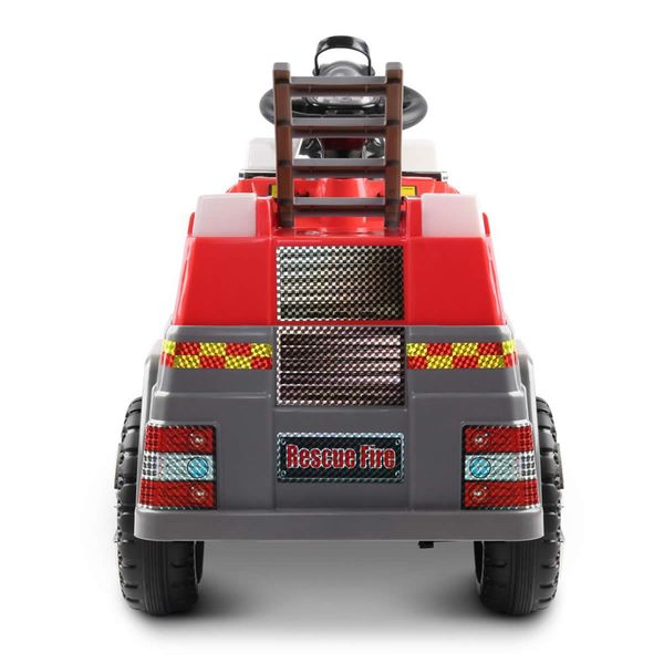 Rigo Kids Electric Ride On Car Fire Engine Fighting Truck Toy Cars 6V Red