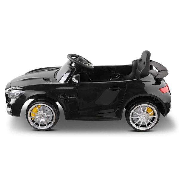 Kids Electric Ride On Car Mercedes-Benz AMG GTR Licensed Toy Cars 12V Black