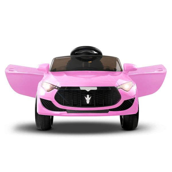 Rigo Kids Electric Ride On Car Toys Cars Headlight Music Remote Control 12V Pink