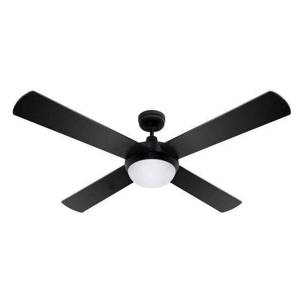 Devanti 52'' Ceiling Fan AC Motor w/Light w/Remote - Black