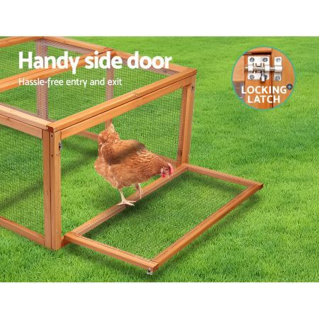 i.Pet Chicken Coop Rabbit Hutch 180cm Extra Large Wooden Chicken House Run XL Hen Cage