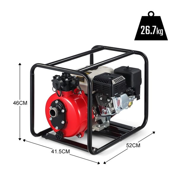 New 8HP OHV High Pressure Water Transfer Pump Fire Fighting Irrigation 34000L/H