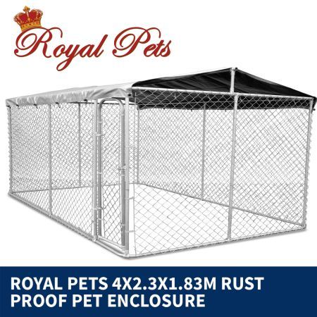 NEW Pet Dog Kennel Enclosure Playpen Puppy Run Exercise Fence Cage Play Pen A2