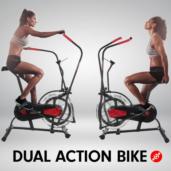 PowerTrain Air Resistance Exercise Spin Fan Bike