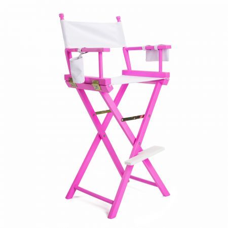 Director Movie Folding Tall Chair 77cm PINK HUMOR