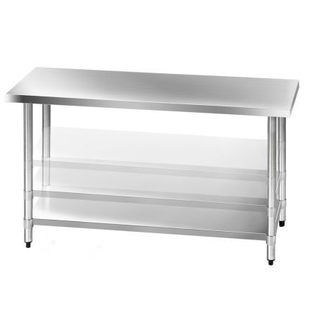 Cefito 1524 x 610mm Commercial Stainless Steel Kitchen Bench