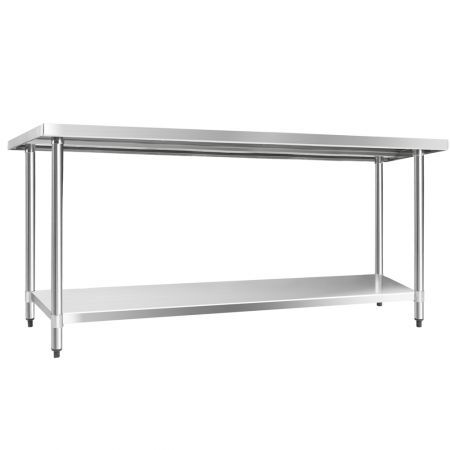 Cefito 1829 x 610mm Commercial Stainless Steel Kitchen Bench