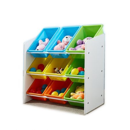 3-Tier Kids Toy Organiser 9 Bins