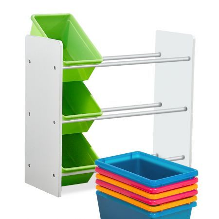 3-Tier Kids Toy Organiser 9 Bins