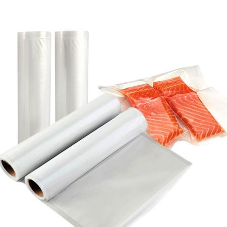 4X Vacuum Food Sealer Roll Bags 28cm 22cm