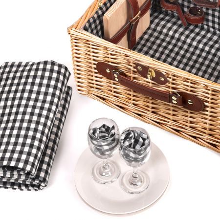 Deluxe 2 Person Picnic Basket Set