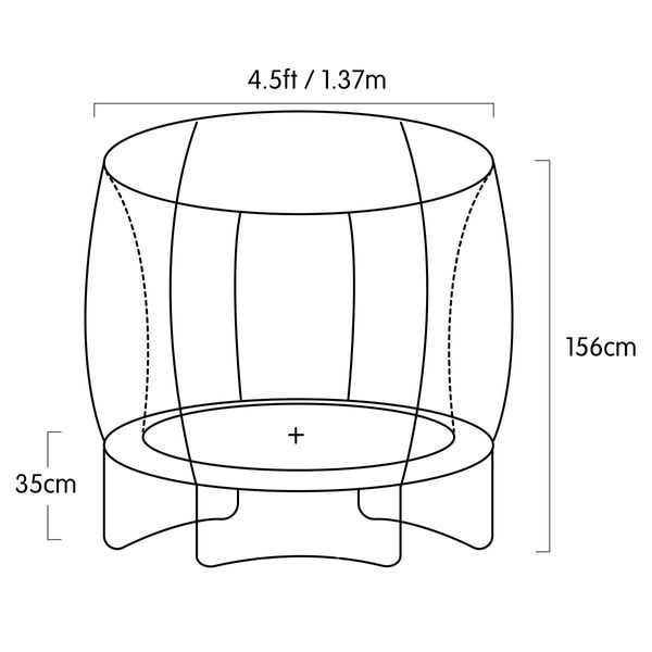 Kahuna Mini 4.5 ft Trampoline