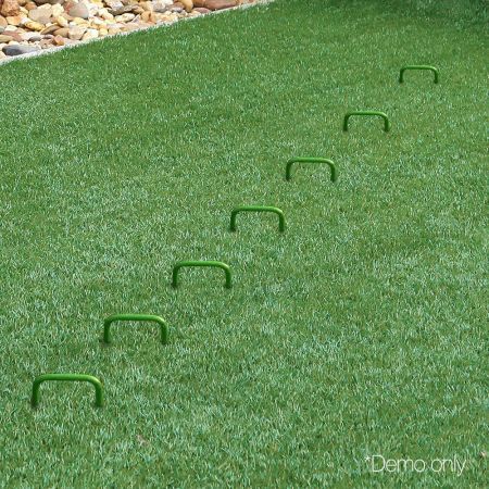 Primeturf Artificial Grass 200pcs Synthetic Pins Fake Lawn Turf Weed Mat Pegs Joining Tape