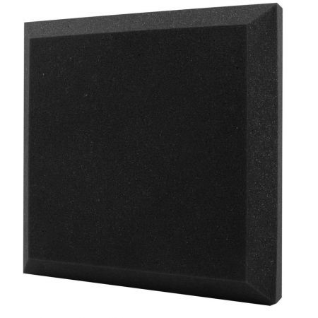 40pcs Studio Acoustic Foam Sound Absorption Proofing Panels 30x30cm Black Flat