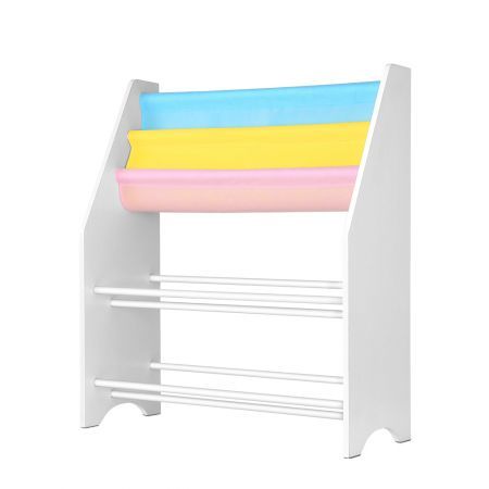 Artiss Kids Bookshelf Toy Storage Organizer Bookcase 2 Tiers