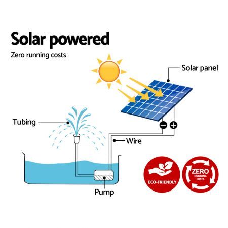 Gardeon Solar Pond Pump 4FT