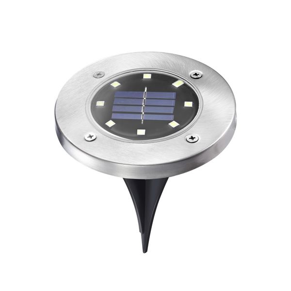 10x LED Solar Powered Buried Inground Recessed Light Outdoor Garden Deck Lighting Lamp