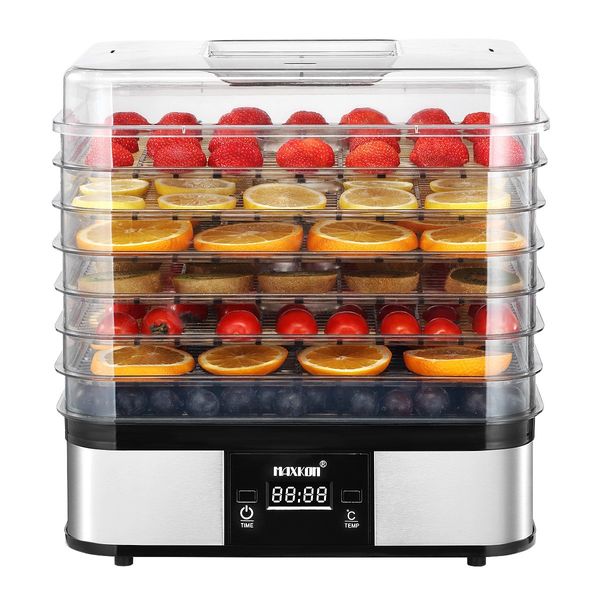 Digital Food Dehydrator Fruit Meat Vegetable Dryer Beef Jerky Maker w/7 Trays