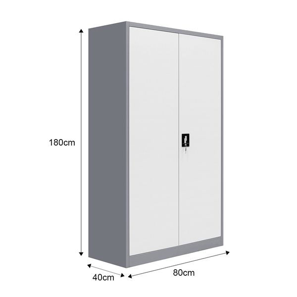 Lockable Filing Cabinet Office Furniture Document Storage with Adjustable Shelves