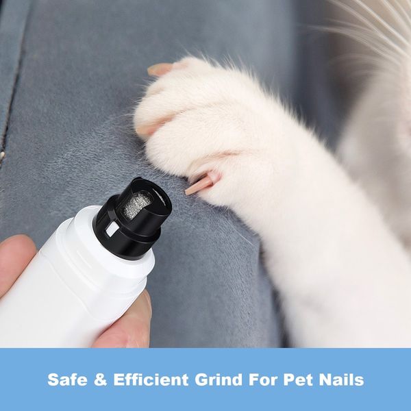 Dog Cat Nail Clipper Electric Rotary Puppy Claw Grinder Pet Toenail Trimmer Filing Tool