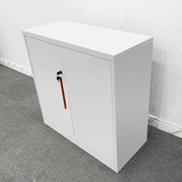 Lockable Metal Filing Cabinet Office Home Furniture File Storage with Adjustable Shelves-90CM