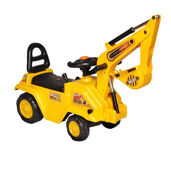 Kids Excavator Ride On Digger Toy Children Bulldozer Loader Car