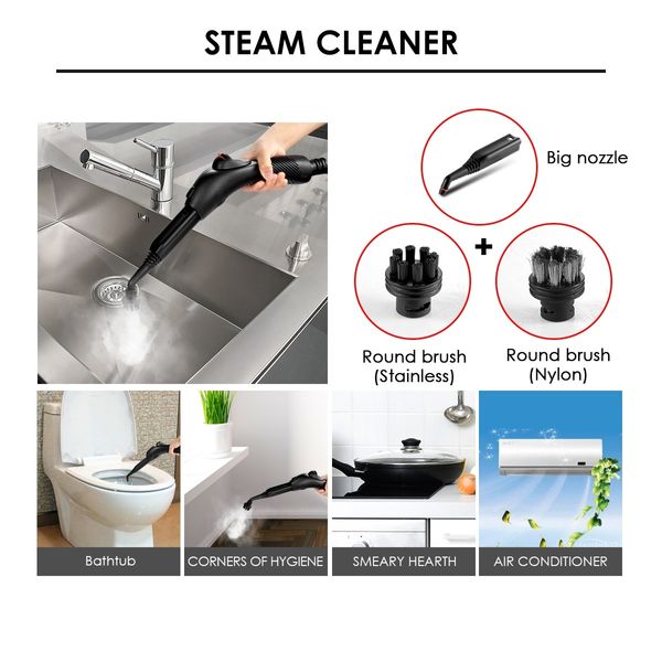 Maxkon 2.1L Steam Cleaner Mop 13-in-1 High Pressure Floor Window Carpet Steamer