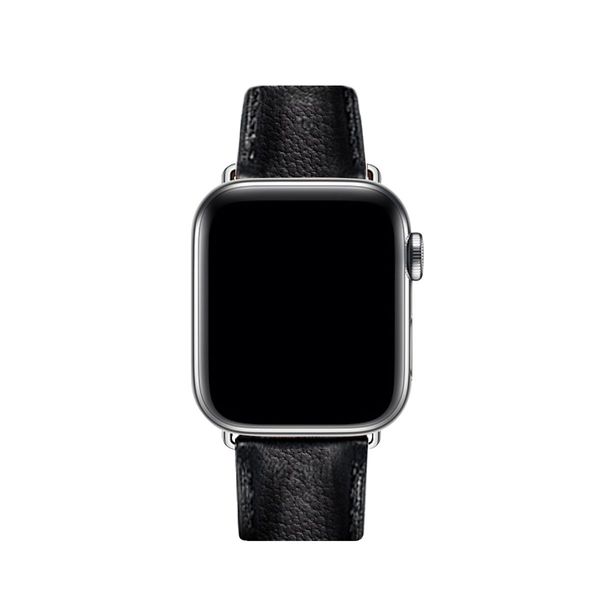 Top Grade Ostrich Genuine Leather Apple Watch Band 38mm 40mm 42mm 44mm Compatible