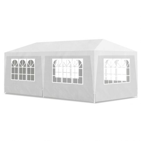 vidaXL Party Tent 3x6 m White