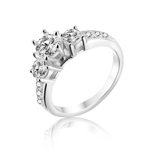 Sterling Silver Tri-ZulaStone Bridal Set Zulastone