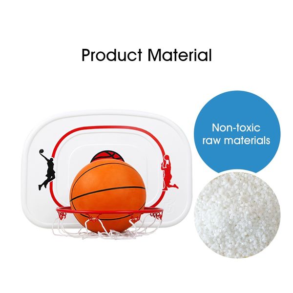 1.6m-2.4m Large Kids Portable Basketball Hoop Stand System Set Adjustable Height Net Ring Ball