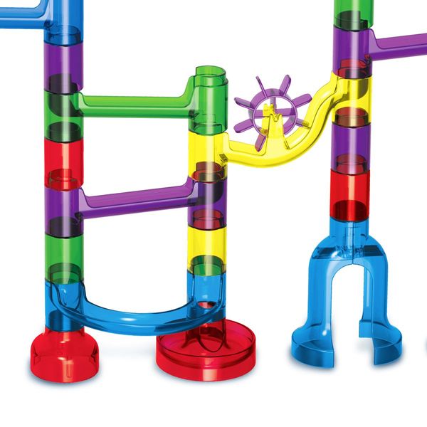 122PCS Marble Run Game Marble Race Track Light Marbles Kids Birthday Gift