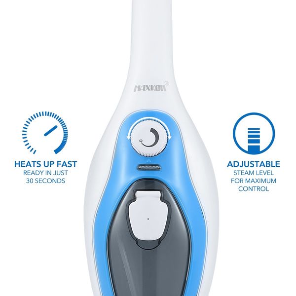 New Maxkon 13-in-1 Steam Mop Cleaner 1500W Handheld Steamer Multiple Function Floor Carpet