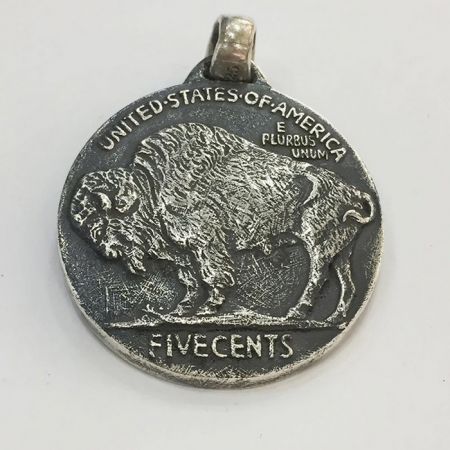 S925 silver coin pendant necklace